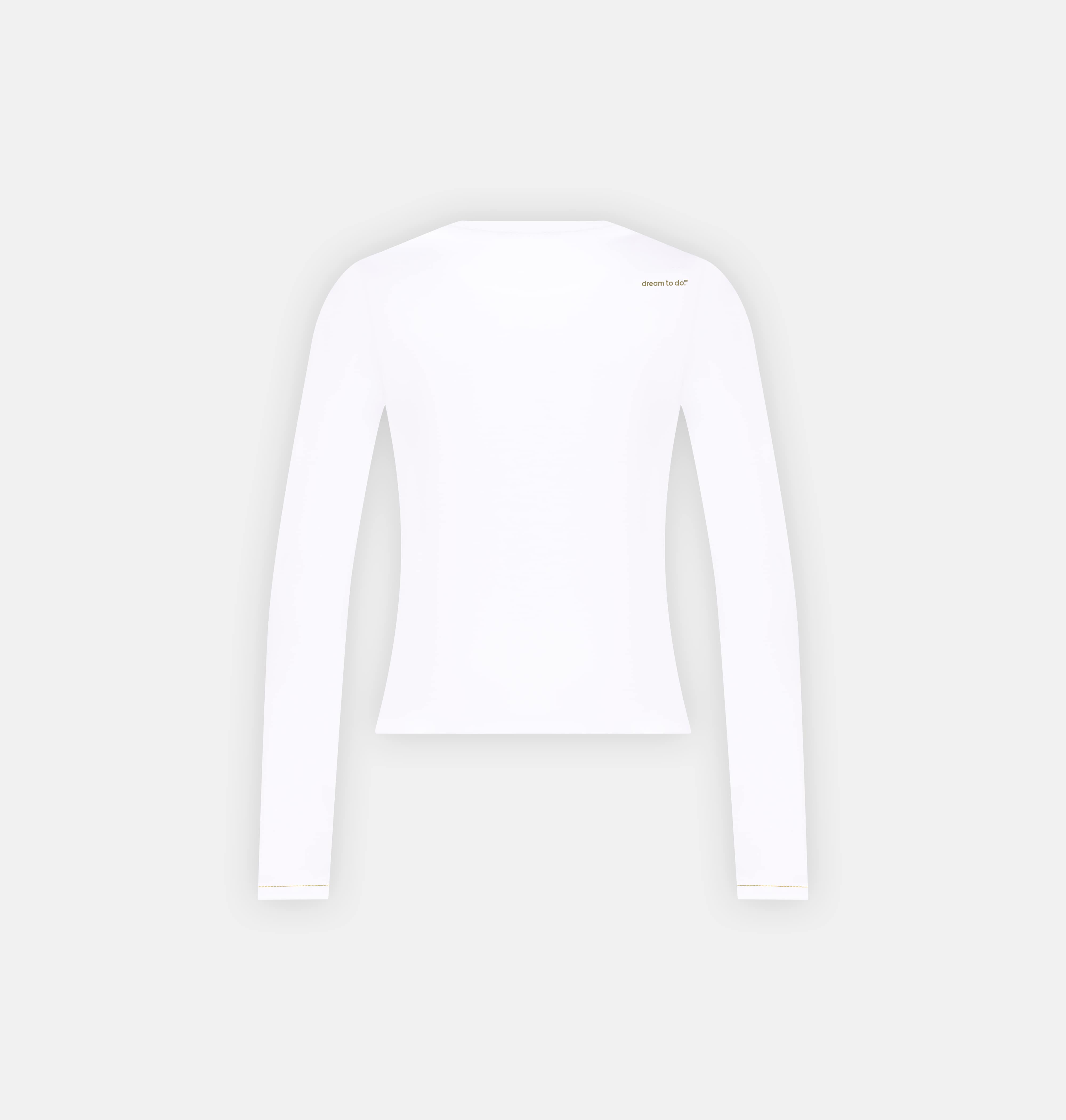 Doerkind Luxury Peruvian Pima cotton Women’s Long Sleeve T-Shirt in White