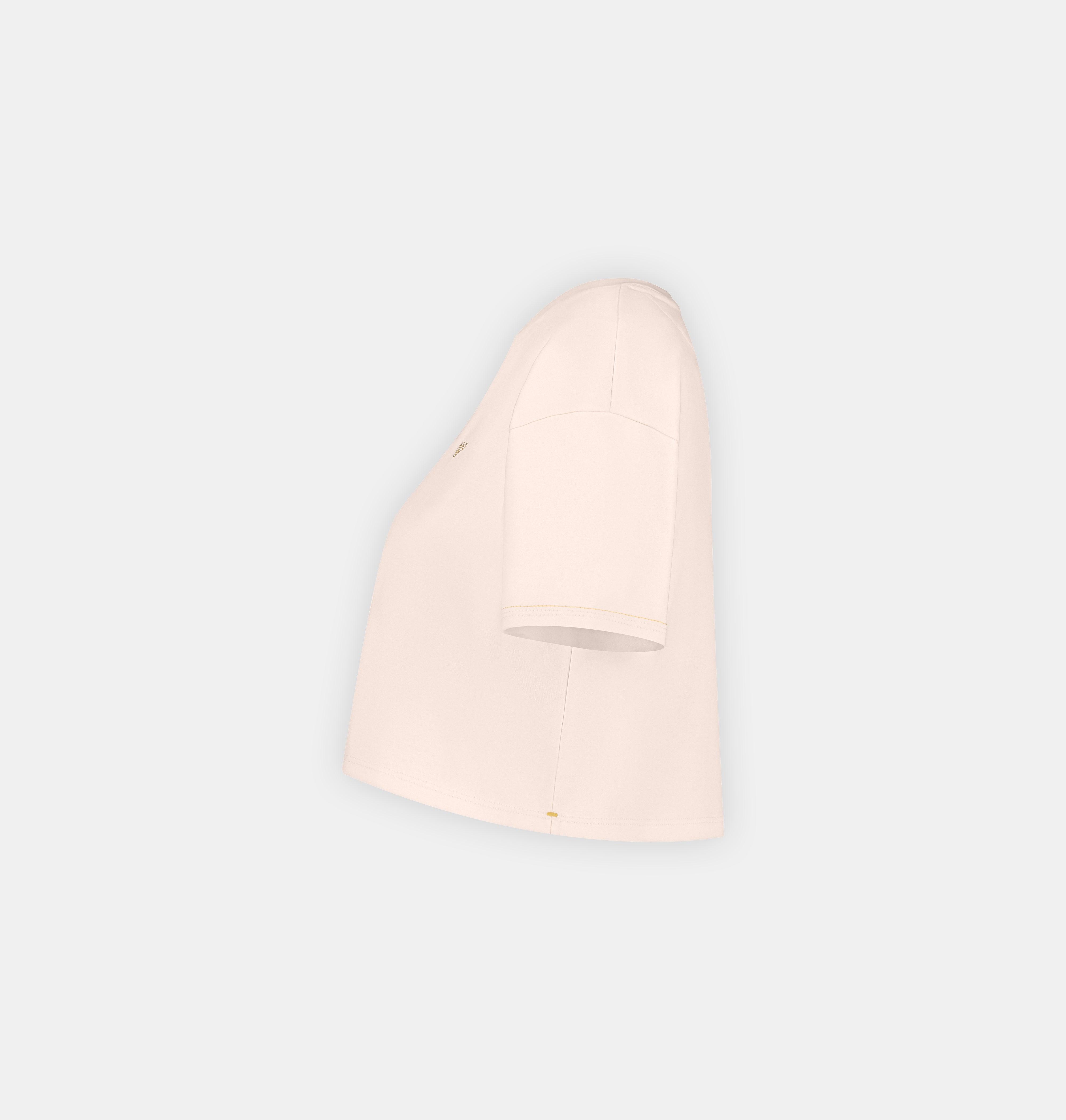 Doerkind Luxury Pimadelica Pima cotton Cream Women’s Crop Top Relaxed Fit