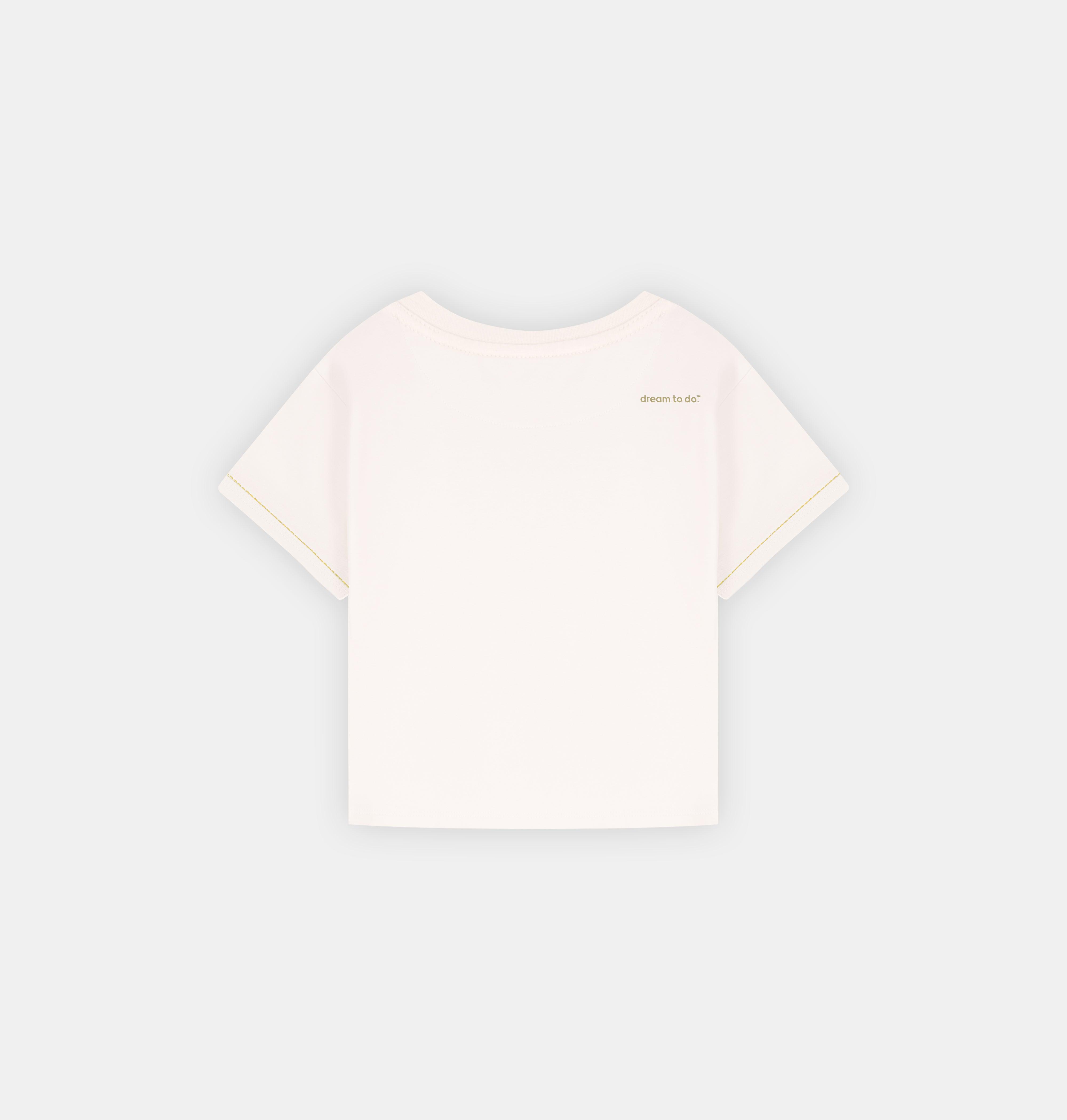 Doerkind Luxury Peruvian Pima cotton White Women’s Slim Crop Top