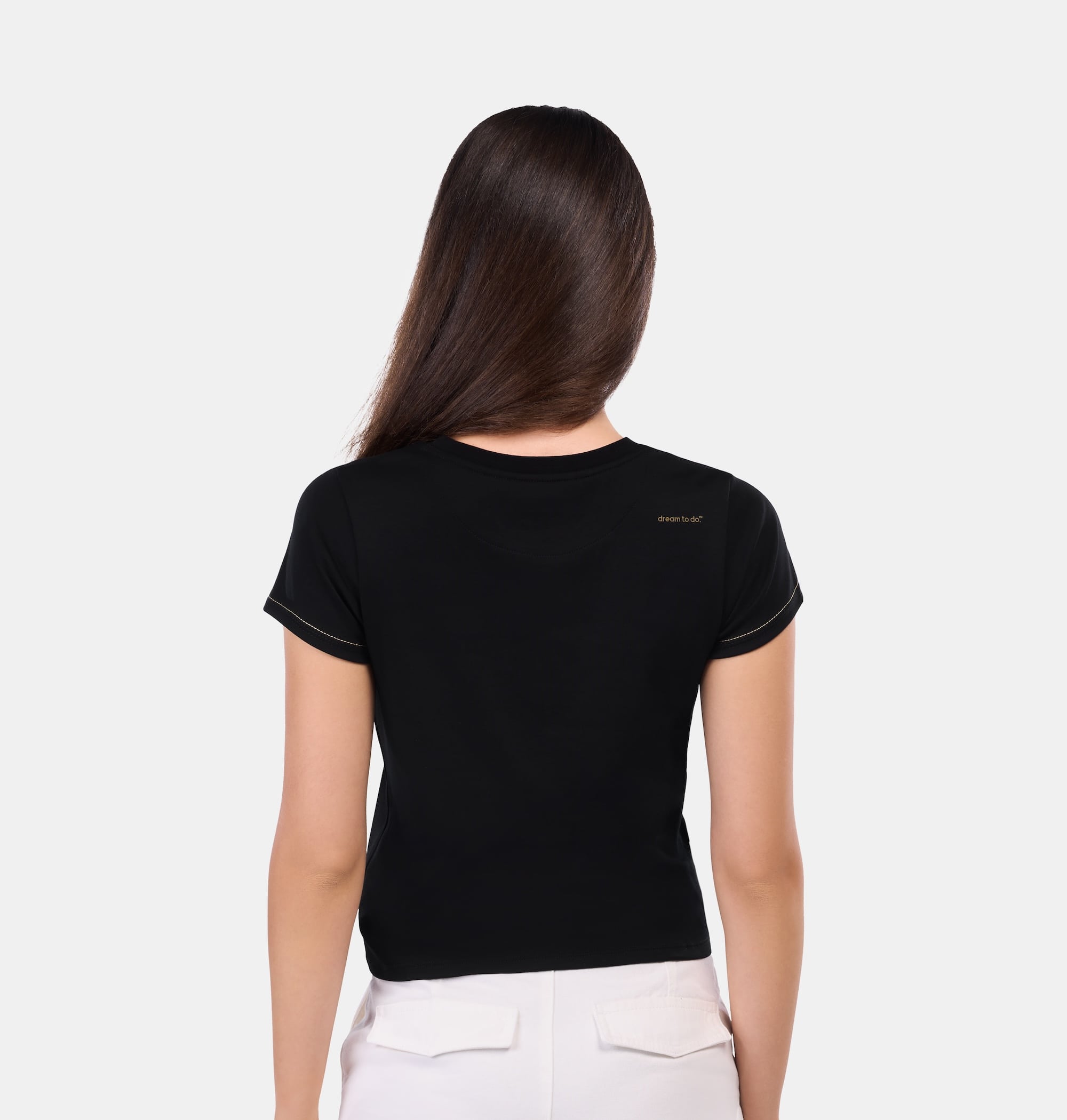 Doerkind's Luxury Pimadelica soft Pima Cotton Black Women’s T-shirt