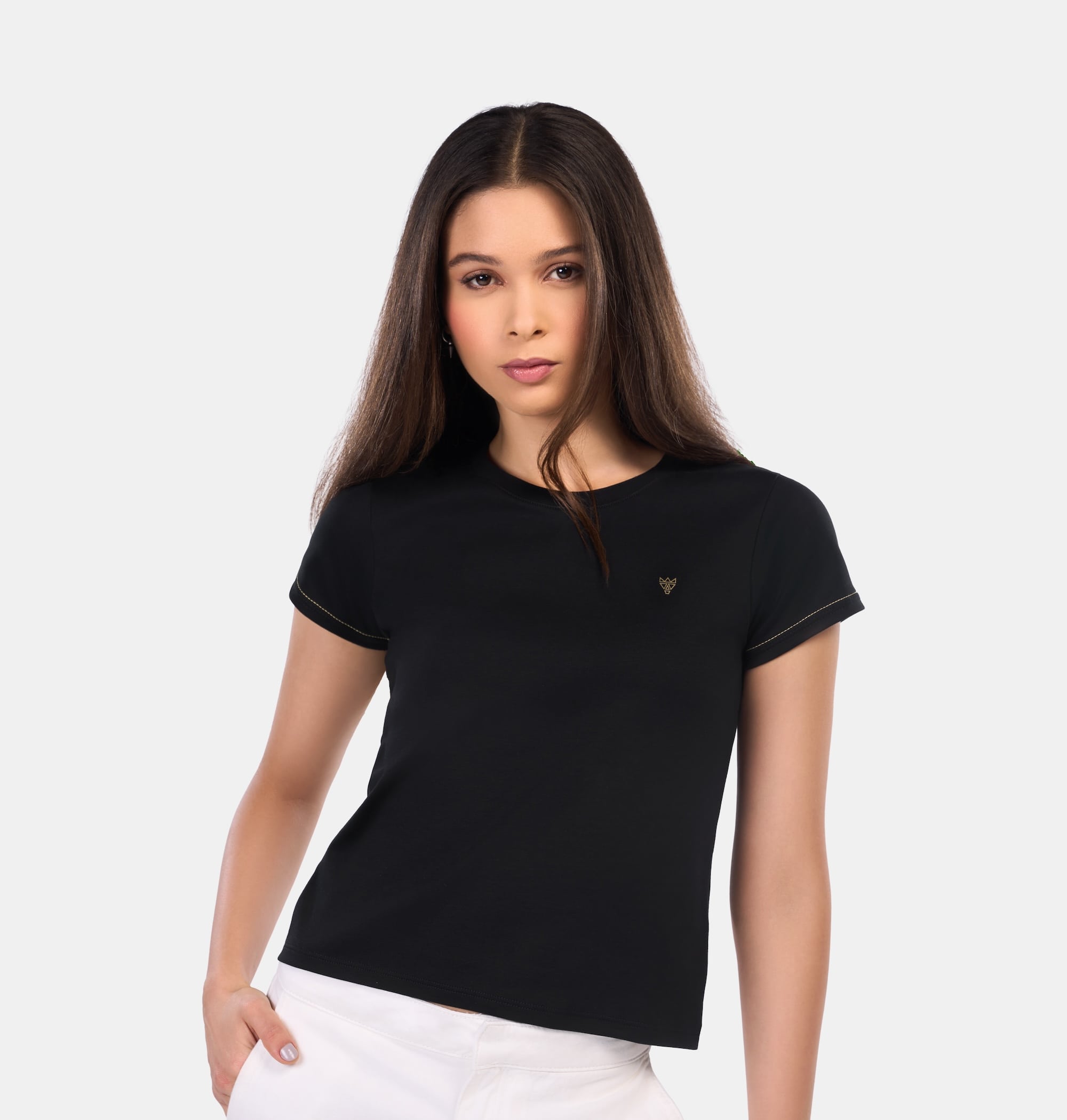 Doerkind's Luxury Pimadelica soft Pima Cotton Black Women’s T-shirt