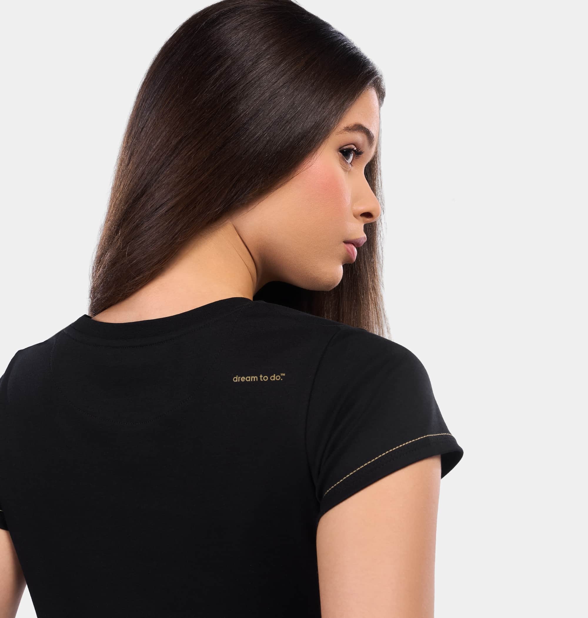 Doerkind's Luxury Pimadelica soft Pima Cotton Black Women’s T-shirt