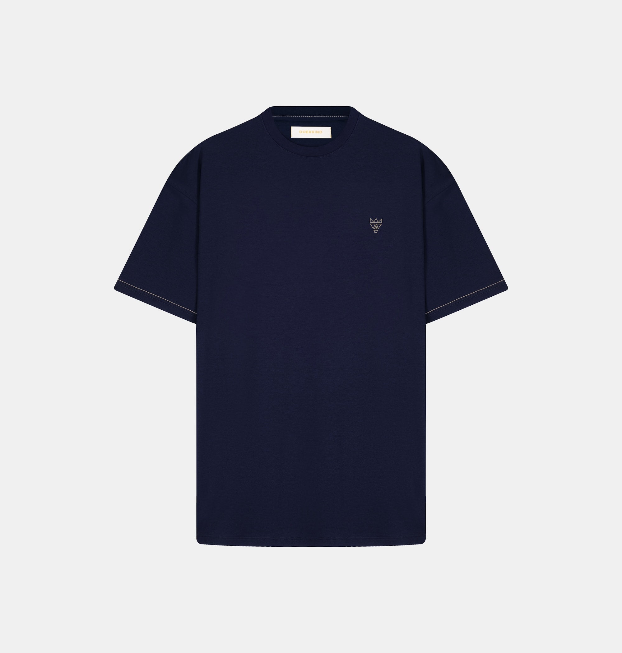 Doerkind Luxury Peruvian Pima Cotton Navy Relaxed Fit Men’s T-shirt