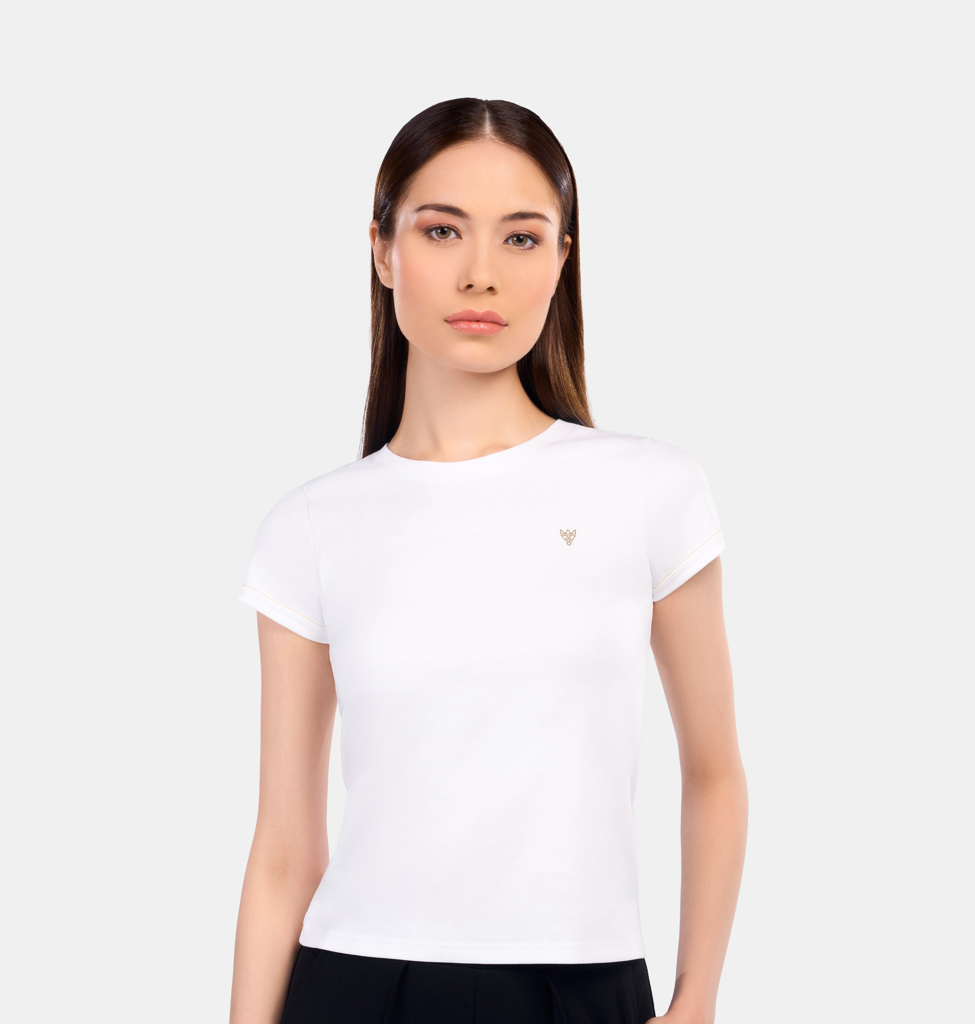 Doerkind's Luxury Pimadelica soft Pima Cotton White Women’s T-shirt