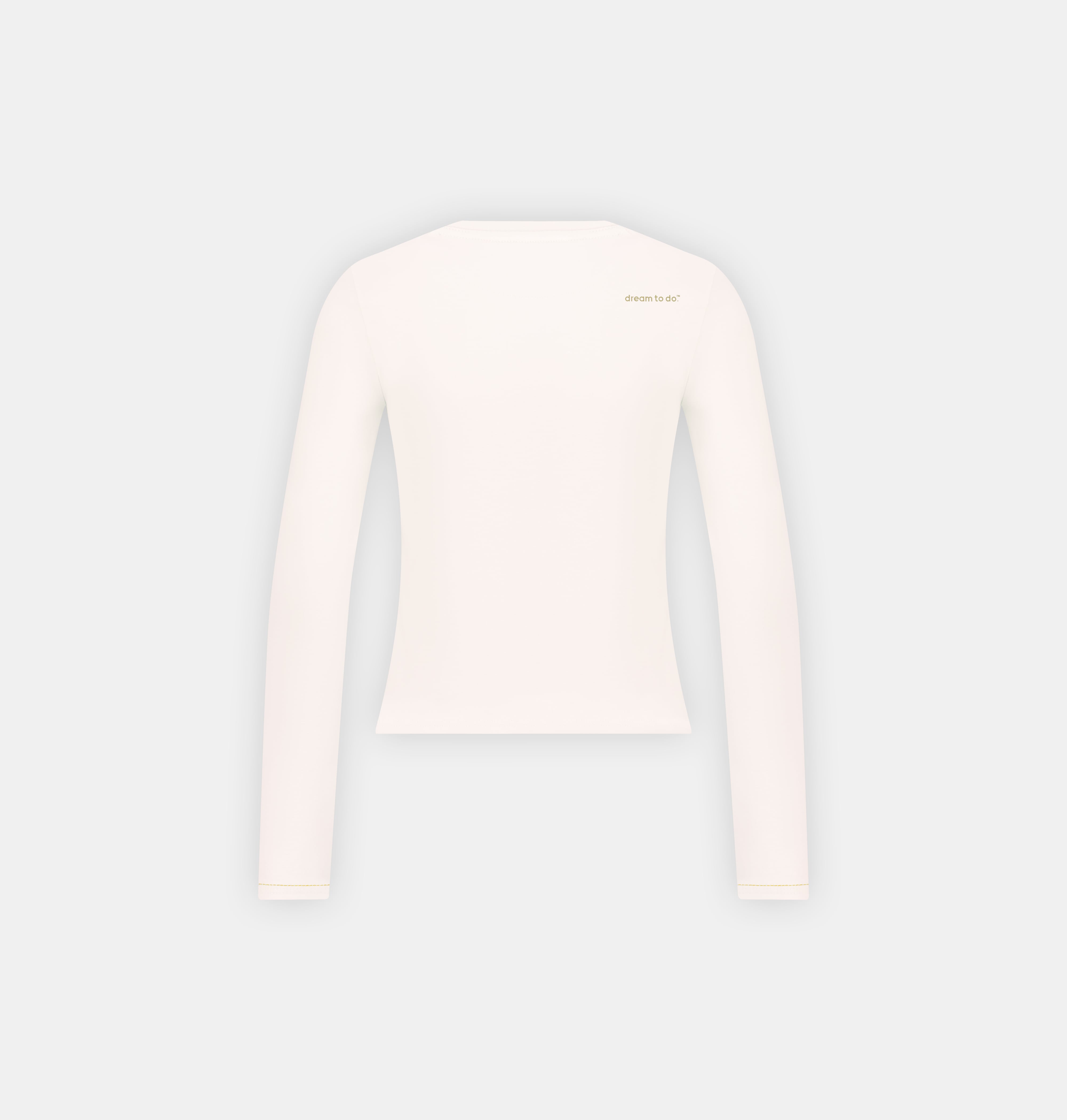 Doerkind Luxury Peruvian Pima cotton Women’s Long Sleeve T-Shirt in Beige