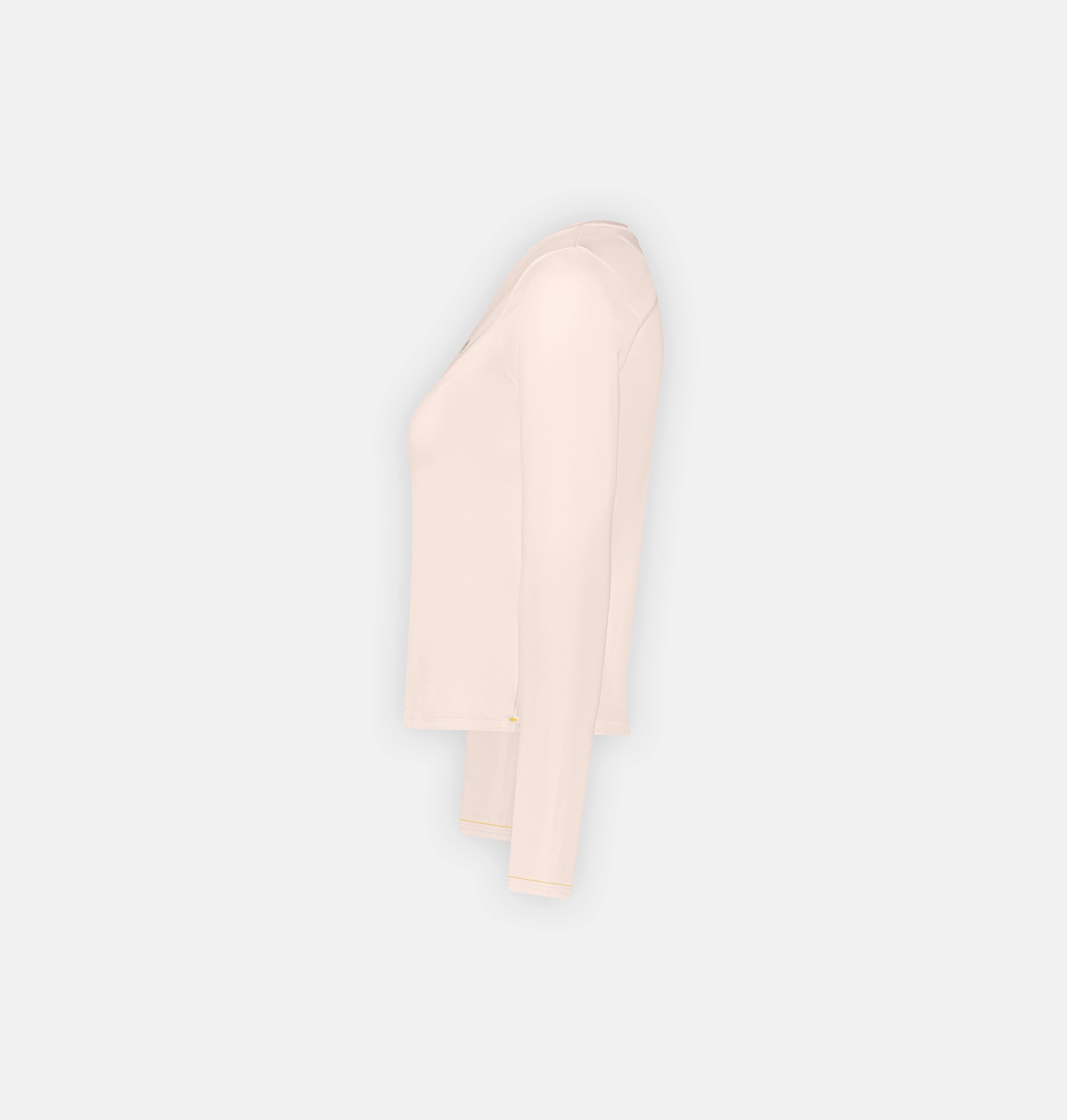 Doerkind Luxury Peruvian Pima cotton Women’s Long Sleeve T-Shirt in Cream