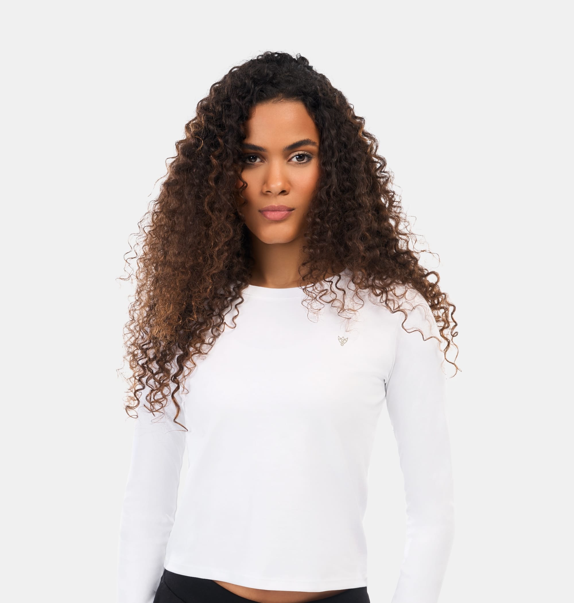 Doerkind Luxury Peruvian Pima cotton Women’s Long Sleeve T-Shirt in White