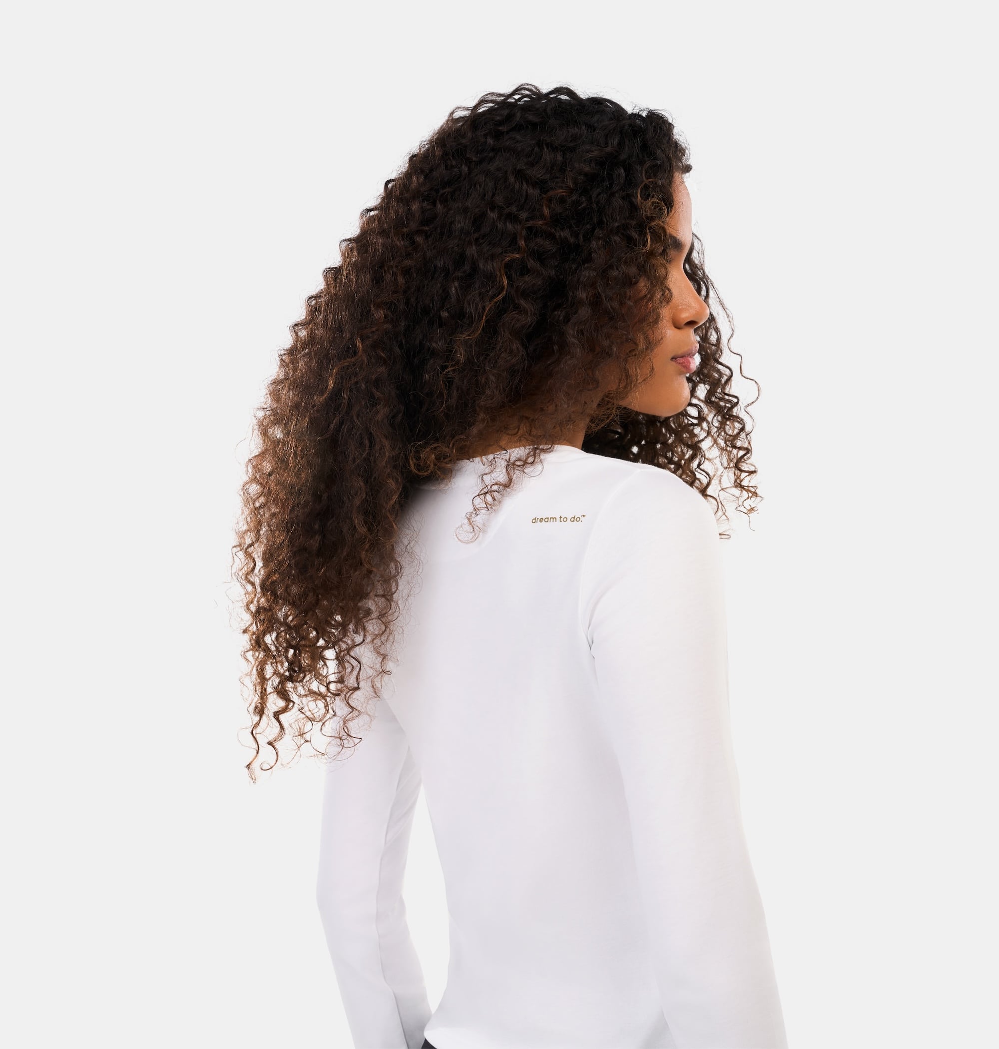 Doerkind Luxury Peruvian Pima cotton Women’s Long Sleeve T-Shirt in White