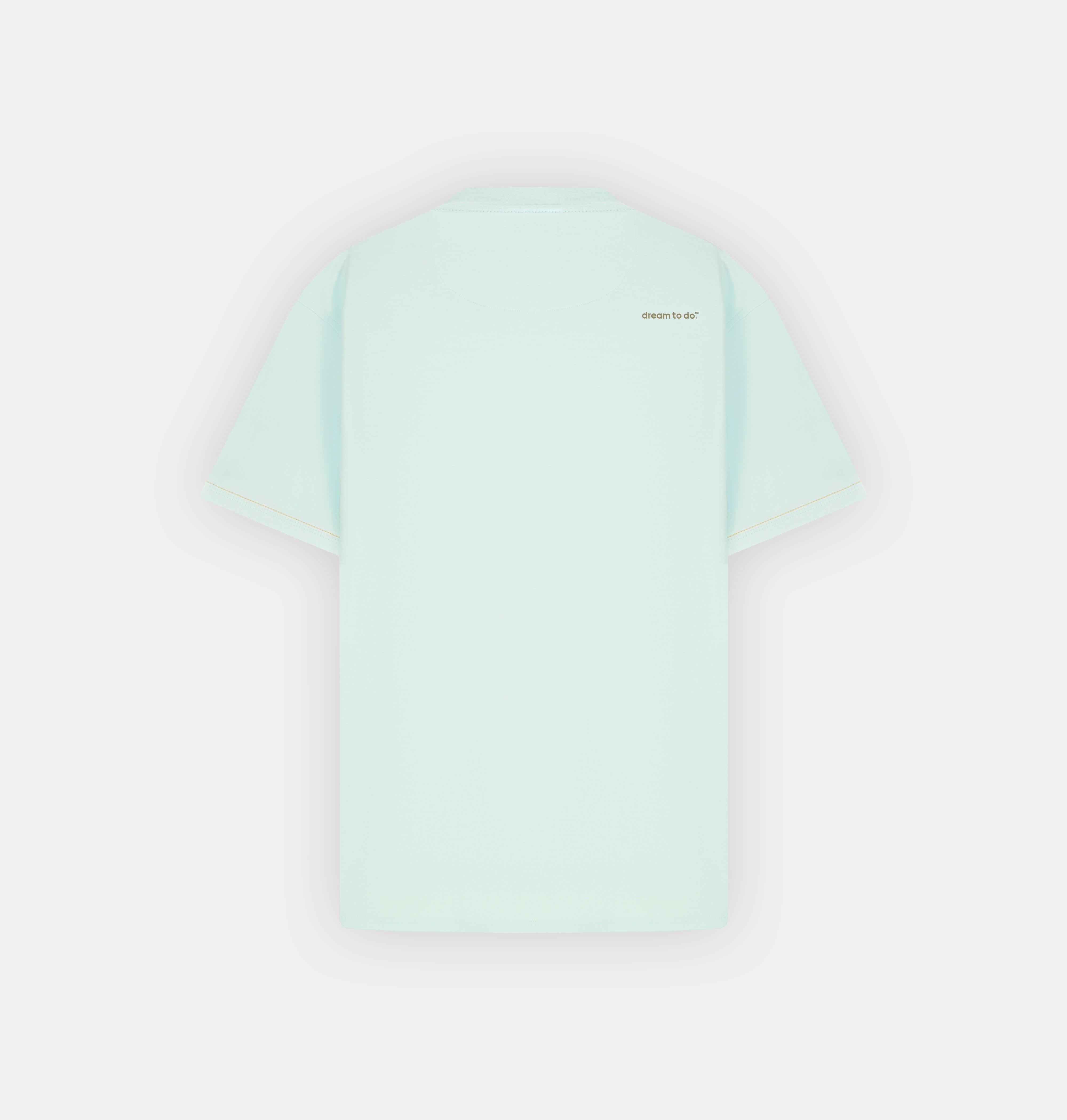 Doerkind Luxury Pimadelica Pima Cotton Aqua Men’s T-shirt Split Hem