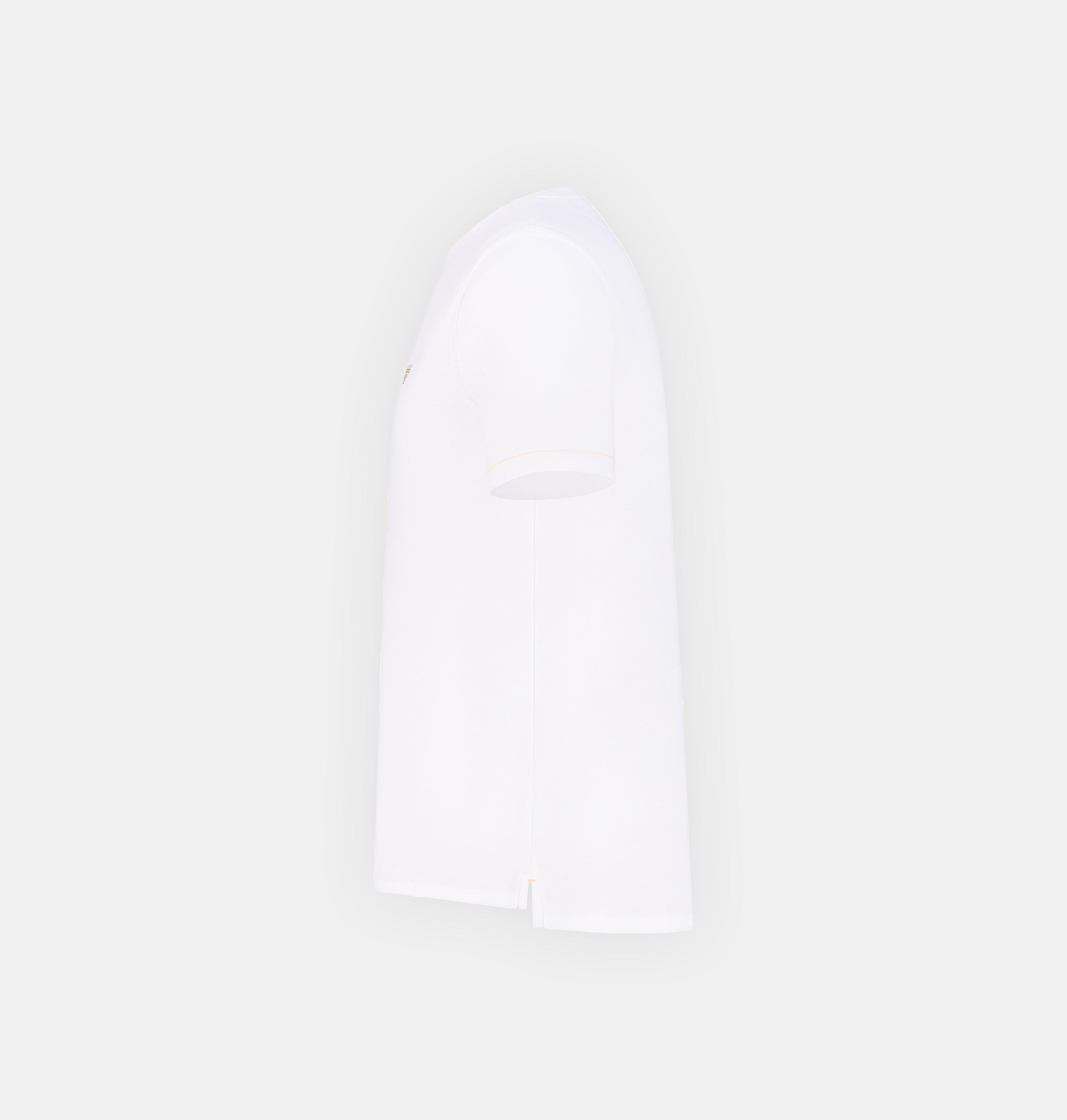 Doerkind Luxury Pimadelica Pima Cotton white Men’s T-shirt Split Hem