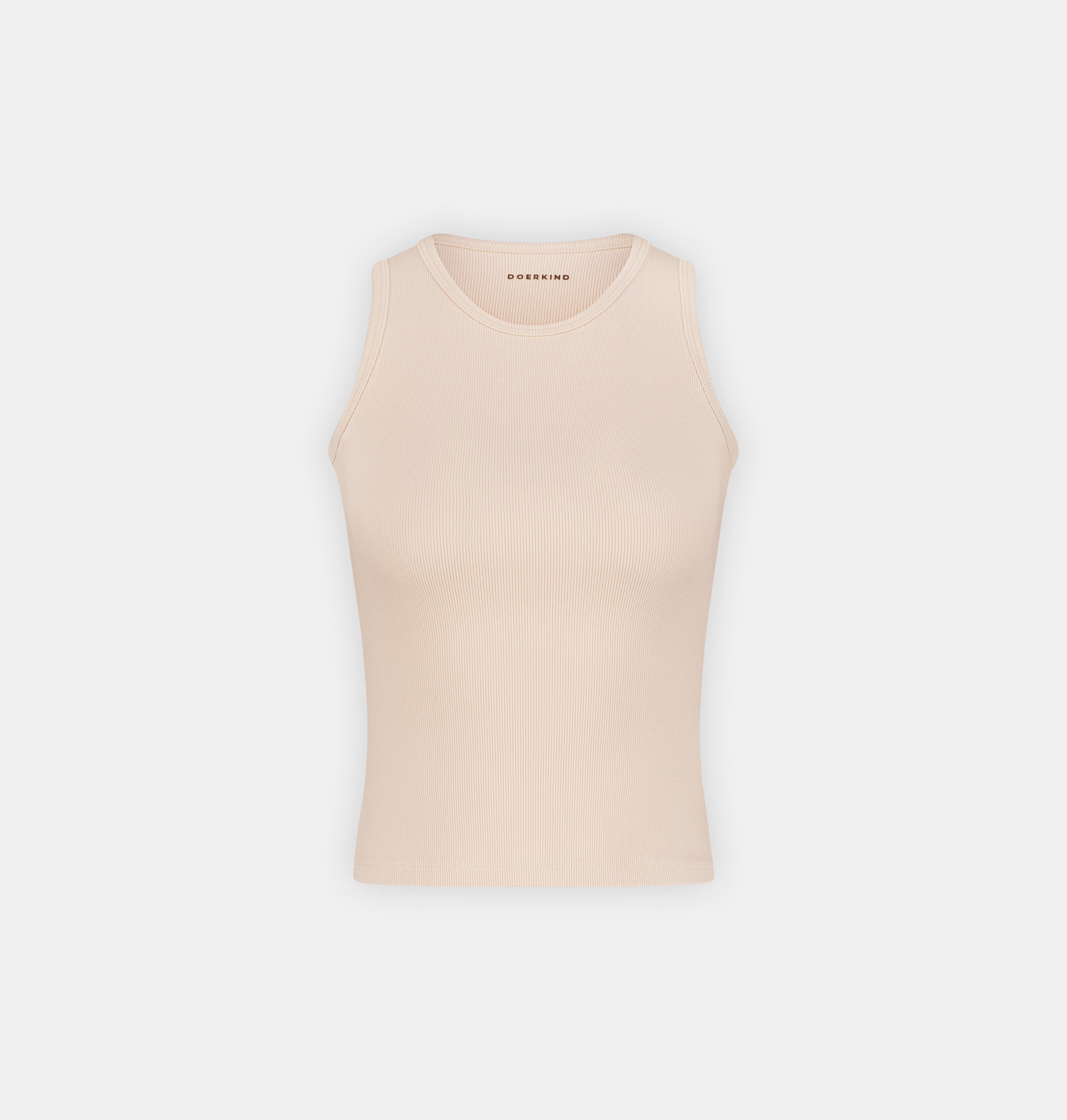 Doerkind Luxury Pimadelica Pima cotton Beige Women’s Tank Top